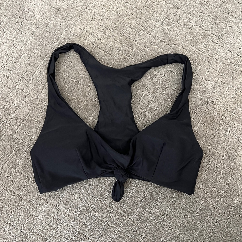 Black bikini top